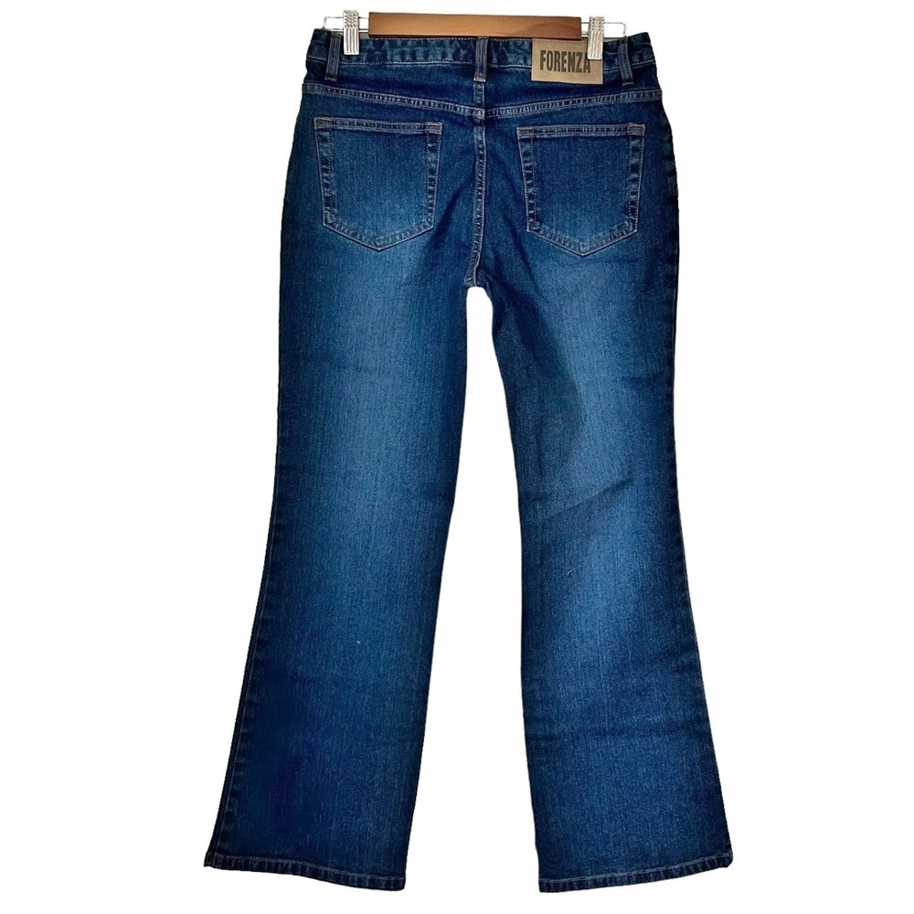 Forenza High Waisted Bootcut Jeans Style 11-9157-6 Women’s SZ 8 in Dark Wash - Picture 3 of 6